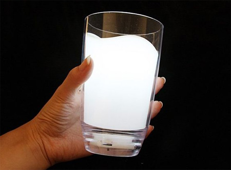 Milk Glass LED Light for Night Light Lamp