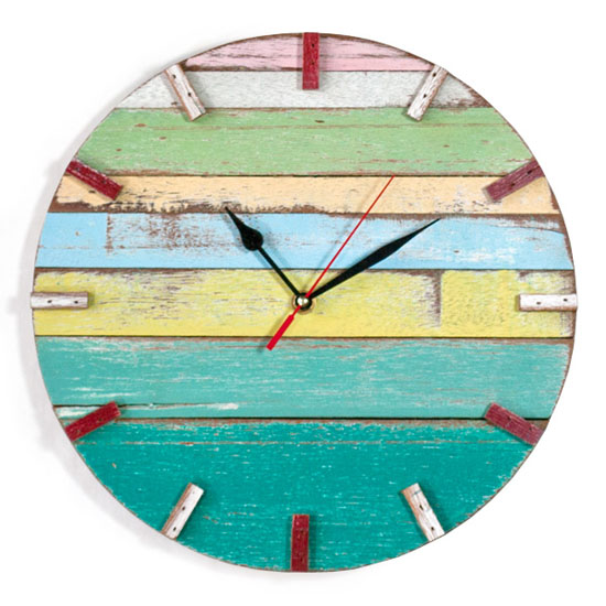 Reclaimed wood wall clock3