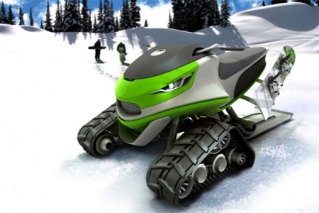 Cool  on Snowmobile Concept By Dominic Schindler Creations   Green Design Blog