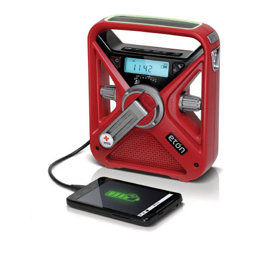 American Red Cross FRX3 Hand Turbine NOAA AM/FM Weather Alert Radio with Smartphone Charger