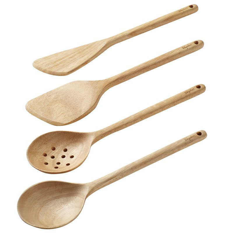 Ayesha Curry 4-Piece Eco Friendly Parawood Cooking Tool Set