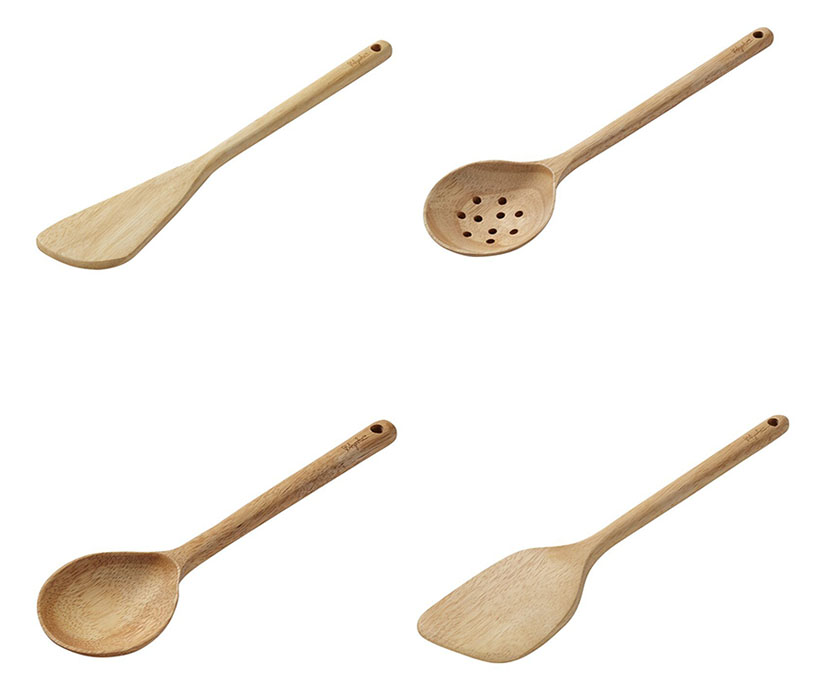 Ayesha Curry 4-Piece Eco Friendly Parawood Cooking Tool Set