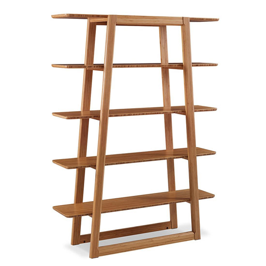 Bamboo Greenington Currant Etagere Bookcase