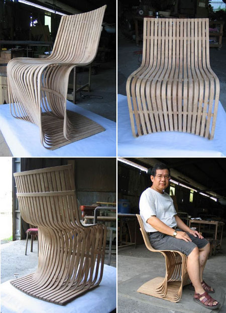 Bamboo Slats Chair