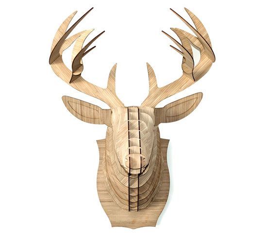 Bamboo Wood Reindeer - Bucky