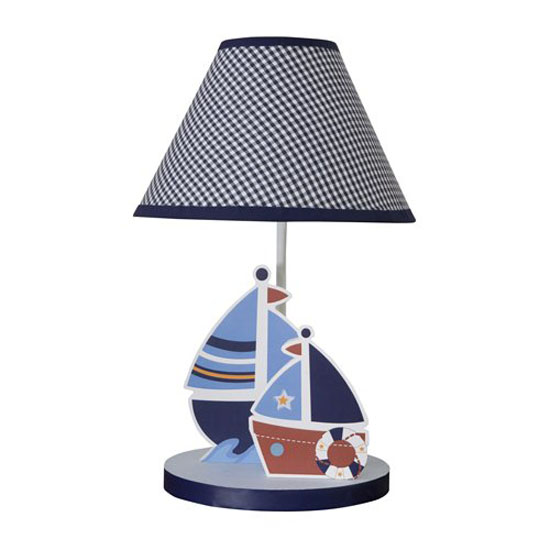 Bedtime Originals Sail Away Lamp with Shade and Bulb