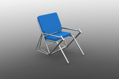 Bicycle Frame Eco Chair