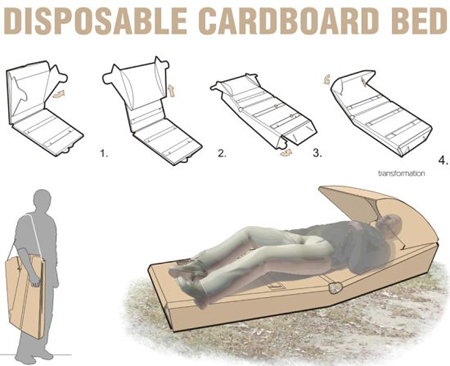 Cardboard Bed