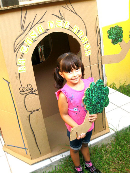 Cardboard Playhouse