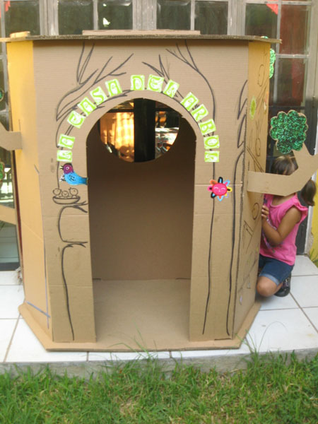 Cardboard Playhouse