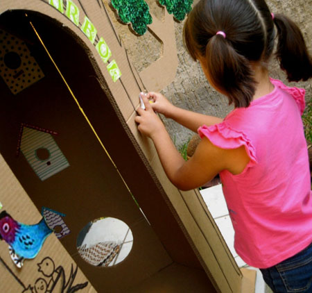 Cardboard Playhouse