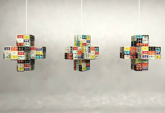 Cassette Lamp by OOO My Design