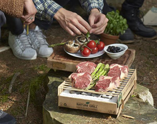 CasusGrill - The Biodegradable Instant BBQ