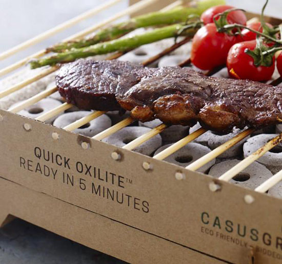 CasusGrill - The Biodegradable Instant BBQ