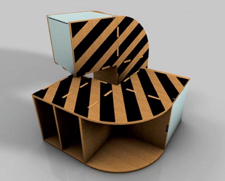 Compact Cardboard Furniture