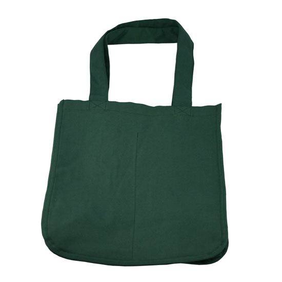 Deluxe Organic Cotton Grocery Bag with Bottle Sleeves