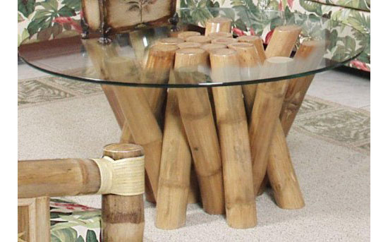 Eco-friendly Aloha Bamboo Bundled Coffee Table