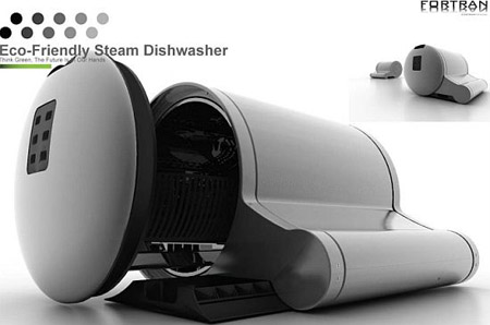 Eco-Friendly Steam Dishwasher