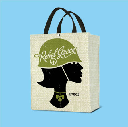 Rebel Green Tote Bag