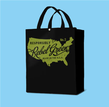 Rebel Green Tote Bag