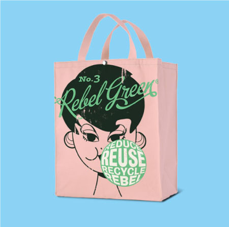 Rebel Green Tote Bag