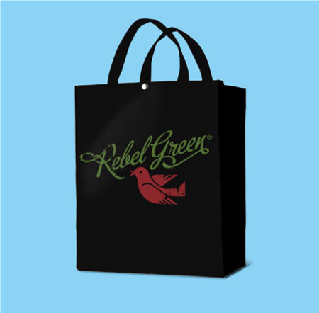 Rebel Green Tote Bag