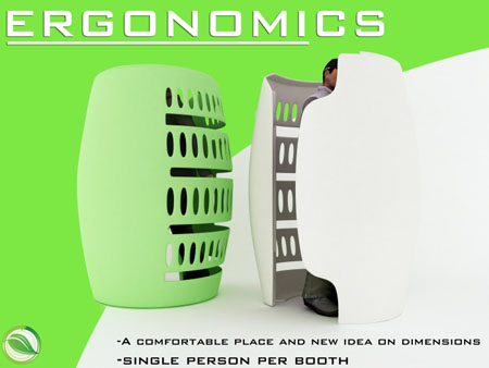 Eco-urinal Booth