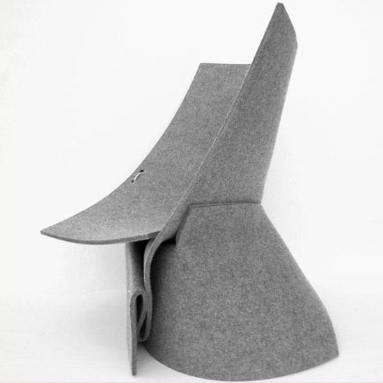 FF1 Indoor Lounge Chair by James Van Vossel and Tom de Vrieze