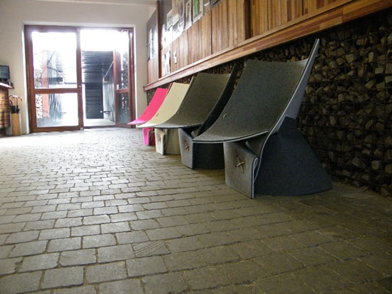 FF1 Indoor Lounge Chair by James Van Vossel and Tom de Vrieze