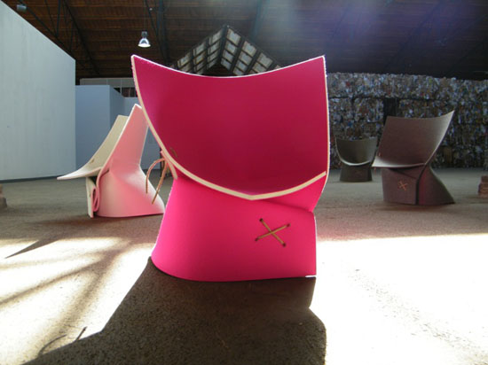 FF1 Indoor Lounge Chair by James Van Vossel and Tom de Vrieze