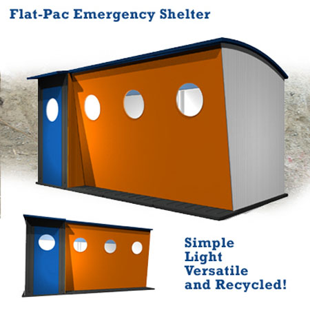 Flat-Pac Emergency Shelter