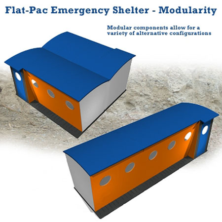 Flat-Pac Emergency Shelter