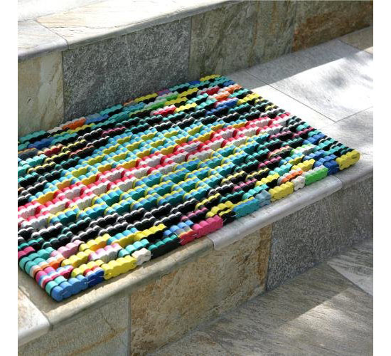 Recycled Flip Flop Large Doormat