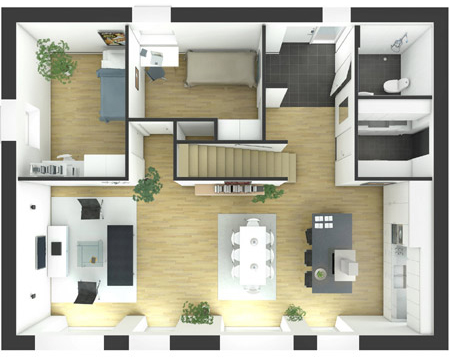 Four Passive Houses