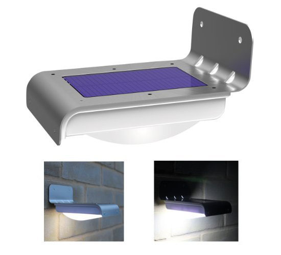 Frostfire LED Wireless Solar Powered Motion Sensor Light