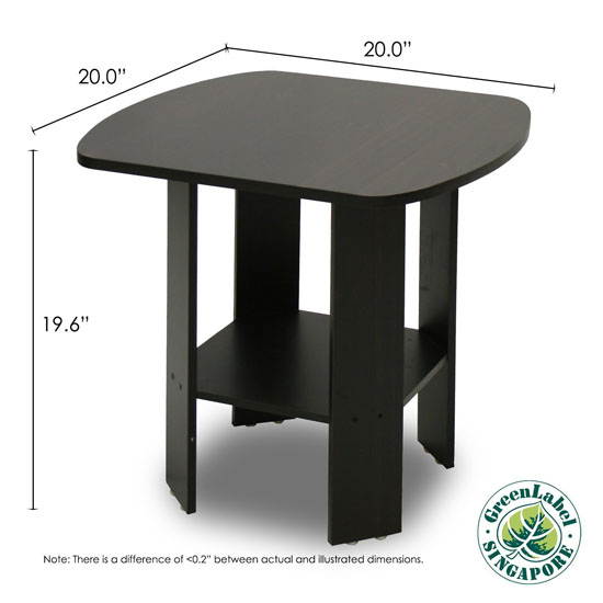 Furinno 2-11180EX Simple Design End Table