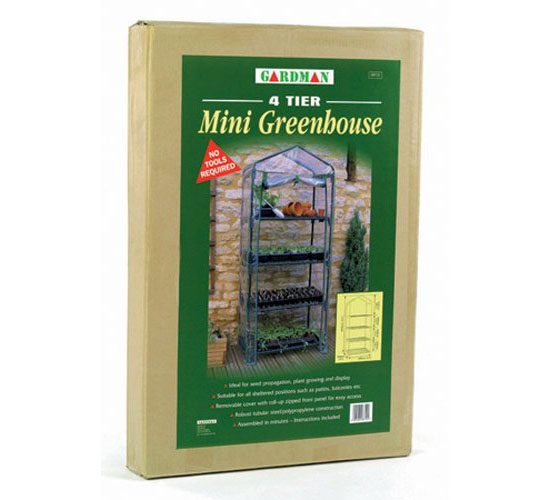 Gardman R687 4-Tier Mini Greenhouse