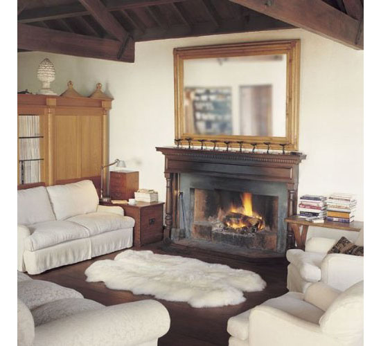 Genuine Eco-Friendly Pure Sheepskin Rug Four Pelt