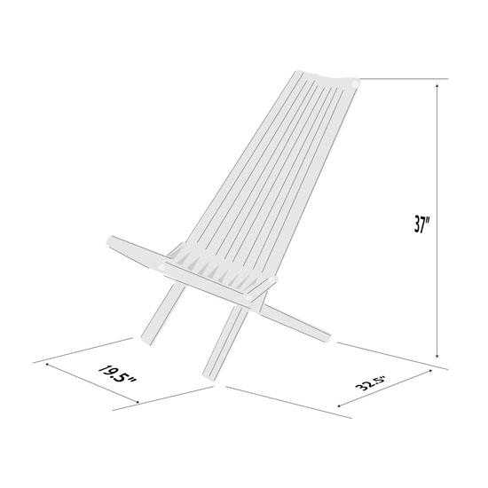 GloDea X45 Natural Lounge Chair 