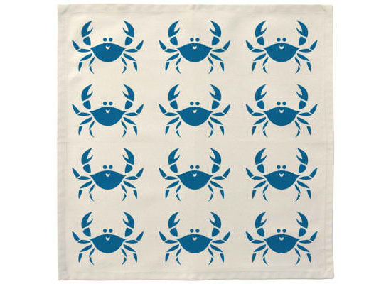 Happy Crab Cloth Napkins