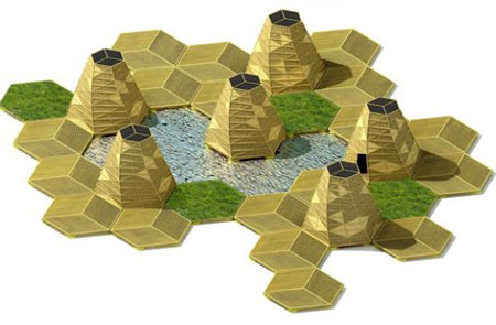 Hexagonal Floating Community