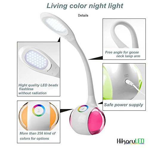 HikaruLED Innovative Touch LED Desk Lamp