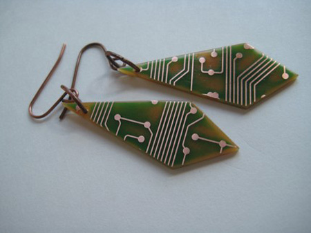 Jewelries From Recycled TV Remote Control Board
