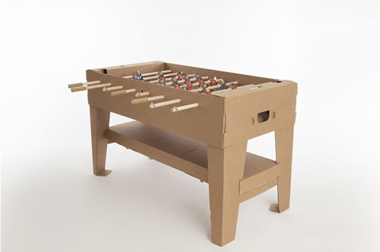 Kartoni I Love To Kick Cardboard Foosball Table