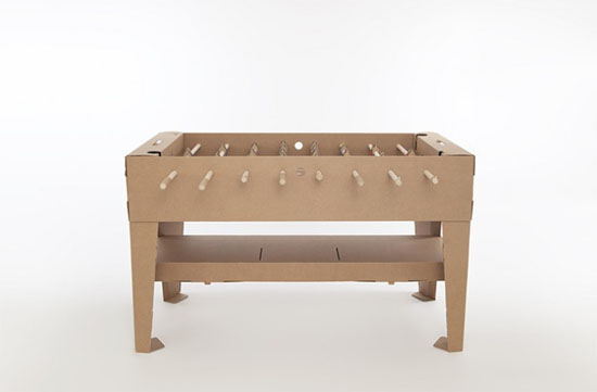 Kartoni I Love To Kick Cardboard Foosball Table