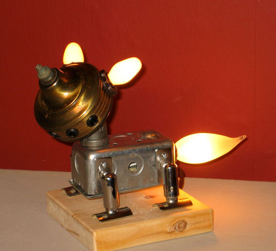 Lamp Revival Collection by Maurice Klapfish - Bullet - How To Recycle Waste