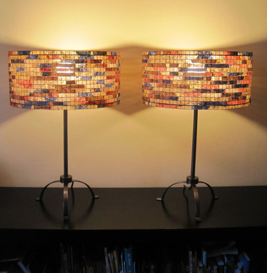 Lamps Made With Recycled Coffee Filters by Vilma Silveira Farrell