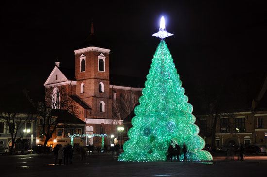 Largest Christmas Tree Made Of Recycled Plastic Bottles