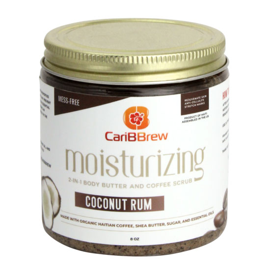 Moisturizing Haitian Coffee Scrub - Coconut Rum by Caribbrew