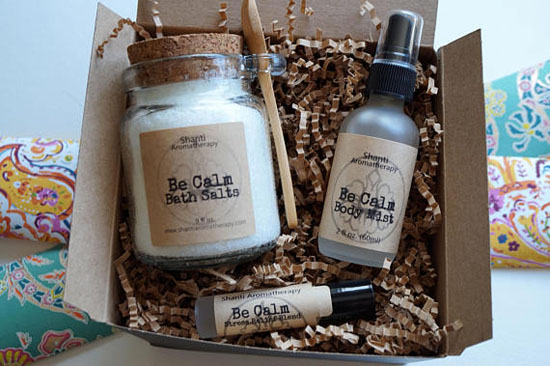 Natural Gift Set for Relaxation - Be Calm Lavender Gift Set